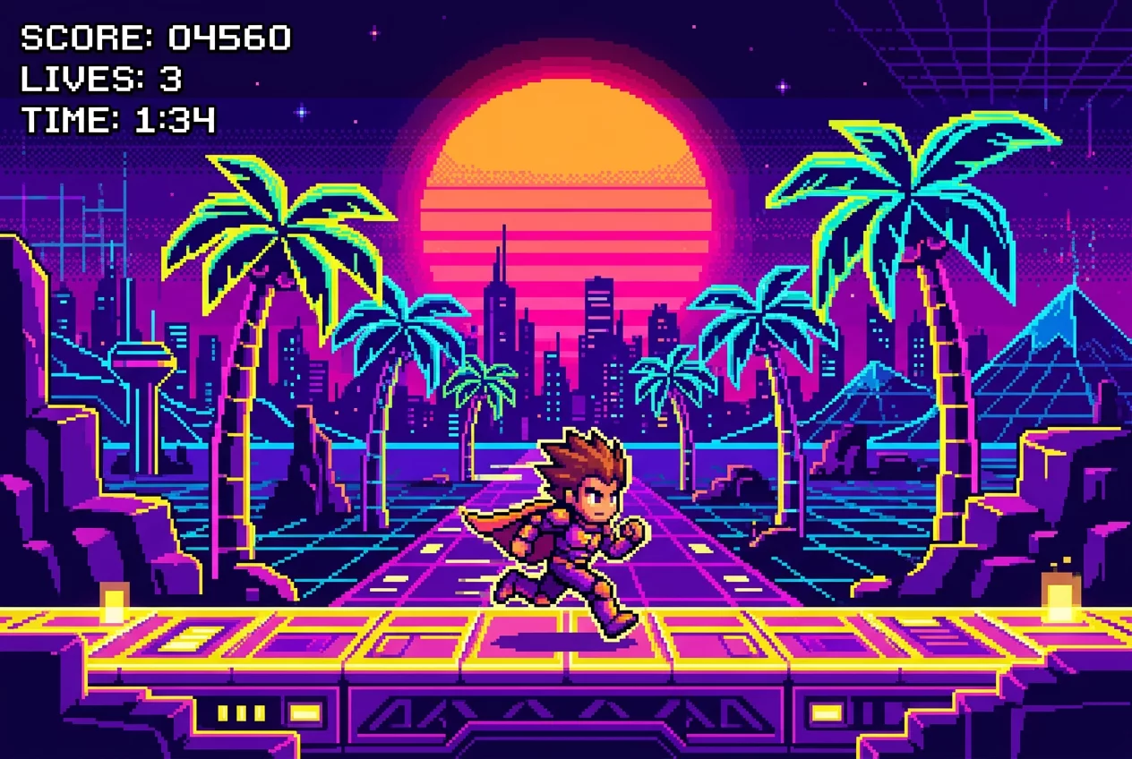 Interactive Retro Runner